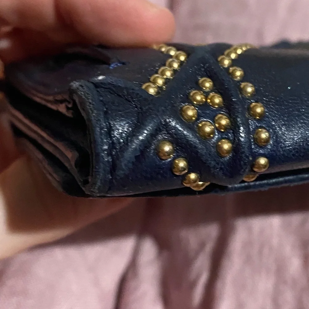 Dior Diorama élancée blue wallet lambskin wallet